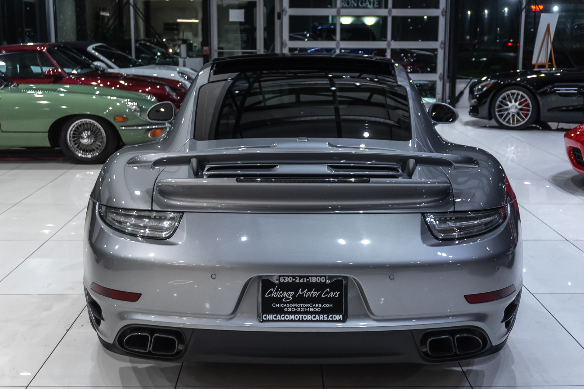 Used Porsche Turbo S Coupe Gt Silver Metallic Sunroof