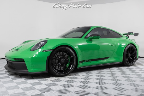 Used-2022-Porsche-911-GT3-PYTHON-GREEN-CARBON-FIBER-ROOF-NEW-GENERATION-992-LOADED