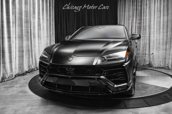 Used-2022-Lamborghini-Urus-ONLY-338-Miles-Factory-Matte-Black-B-O-3D-Sound-Taigete-Wheels-LOADED