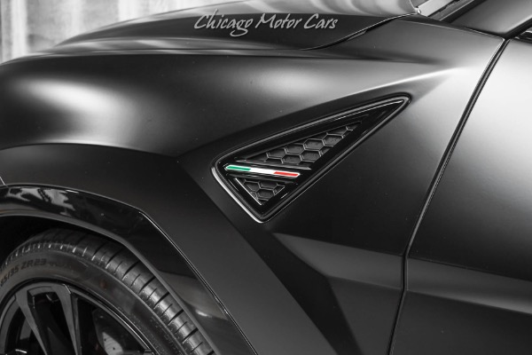 Used-2022-Lamborghini-Urus-ONLY-338-Miles-Factory-Matte-Black-B-O-3D-Sound-Taigete-Wheels-LOADED