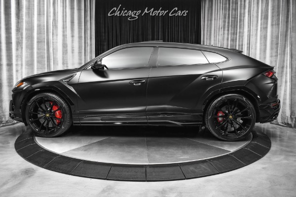 Used-2022-Lamborghini-Urus-ONLY-338-Miles-Factory-Matte-Black-B-O-3D-Sound-Taigete-Wheels-LOADED