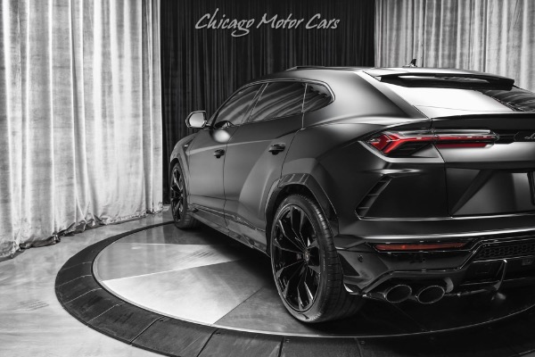 Used-2022-Lamborghini-Urus-ONLY-338-Miles-Factory-Matte-Black-B-O-3D-Sound-Taigete-Wheels-LOADED