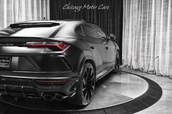 Used-2022-Lamborghini-Urus-ONLY-338-Miles-Factory-Matte-Black-B-O-3D-Sound-Taigete-Wheels-LOADED