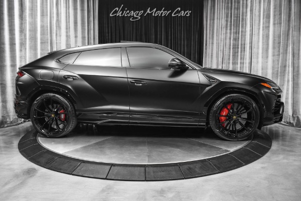 Used-2022-Lamborghini-Urus-ONLY-338-Miles-Factory-Matte-Black-B-O-3D-Sound-Taigete-Wheels-LOADED