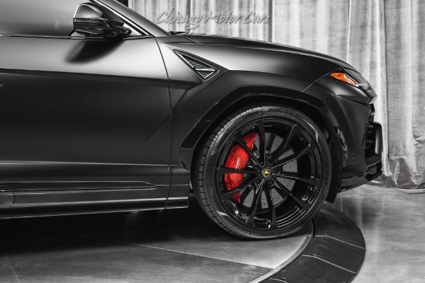 Used-2022-Lamborghini-Urus-ONLY-338-Miles-Factory-Matte-Black-B-O-3D-Sound-Taigete-Wheels-LOADED