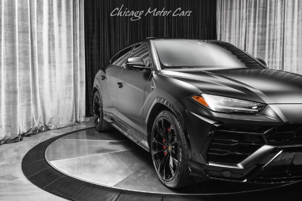 Used-2022-Lamborghini-Urus-ONLY-338-Miles-Factory-Matte-Black-B-O-3D-Sound-Taigete-Wheels-LOADED