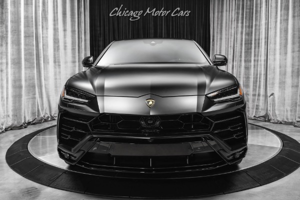 Used-2022-Lamborghini-Urus-ONLY-338-Miles-Factory-Matte-Black-B-O-3D-Sound-Taigete-Wheels-LOADED