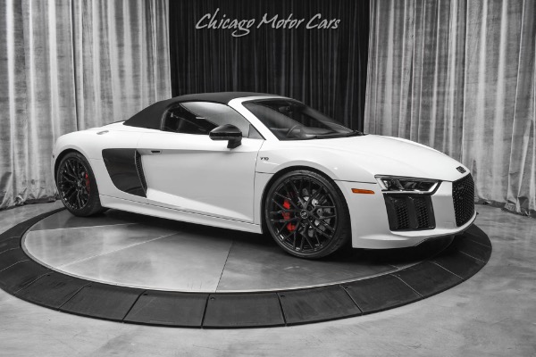 Used-2017-Audi-R8-52-quattro-V10-Spyder-Suzuka-Grey-BOTH-CARBON-PACKS-Full-Leather-Pkg