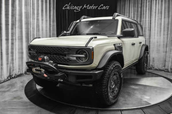 Used-2022-Ford-Bronco-Everglades-Advanced-4X4-SUV-DELIVERY-Miles-DESERT-SAND-RARE-Color