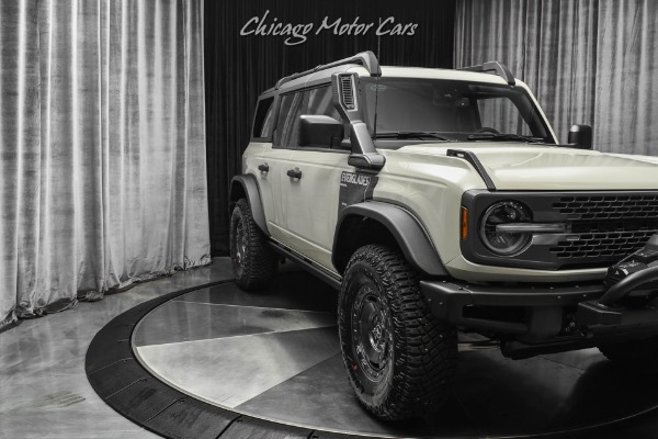 Used-2022-Ford-Bronco-Everglades-Advanced-4X4-SUV-DELIVERY-Miles-DESERT-SAND-RARE-Color