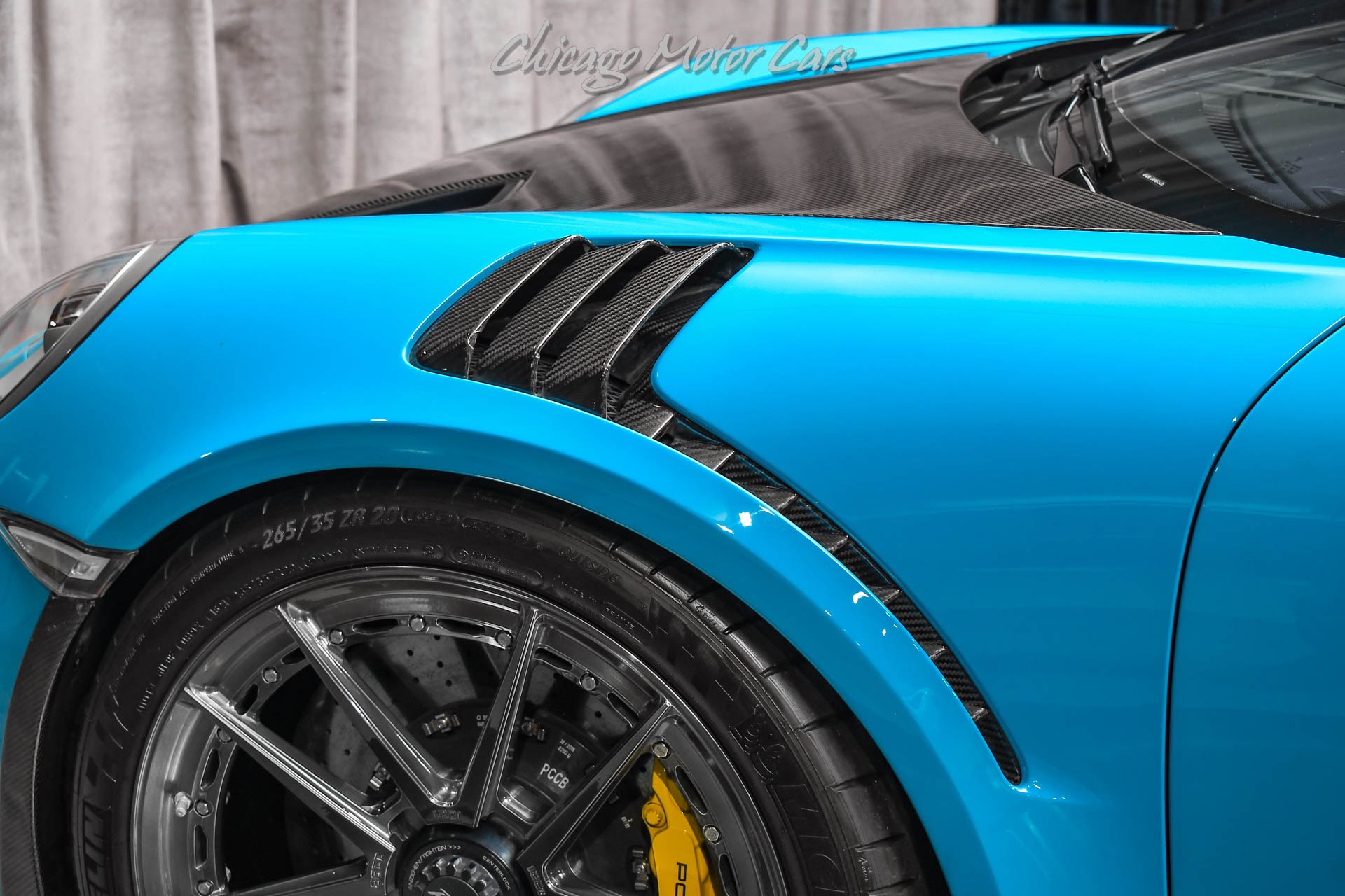 Used-2019-Porsche-911-GT3-RS-Weissach-Coupe-Miami-Blue-Front-Lift-PCCBs-Tons-of-Carbon