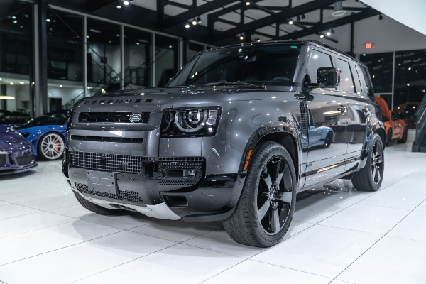 Used-2023-Land-Rover-Defender-110-P525-V8-SUV-Carpathian-Grey-Supercharged-ONLY-119-Miles