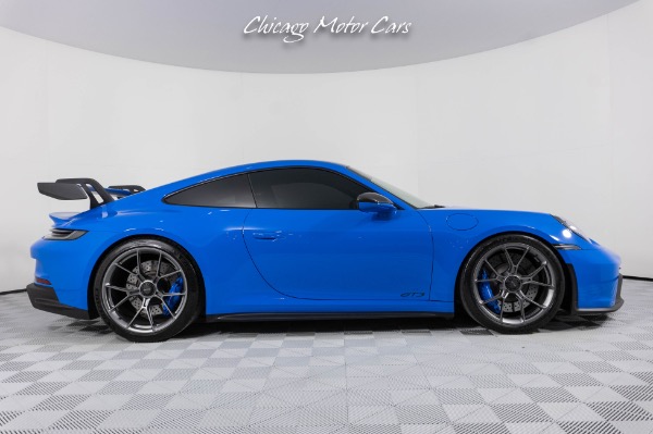 Used-2022-Porsche-911-GT3-Shark-Blue-Exterior-Carbon-Fiber-Roof-Only-3K-Miles-Loaded