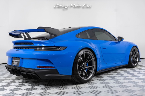 Used-2022-Porsche-911-GT3-Shark-Blue-Exterior-Carbon-Fiber-Roof-Only-3K-Miles-Loaded