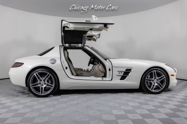 Used-2012-Mercedes-Benz-SLS-AMG-Designo-Mystic-White-Gullwing-Doors-Only-5k-Miles