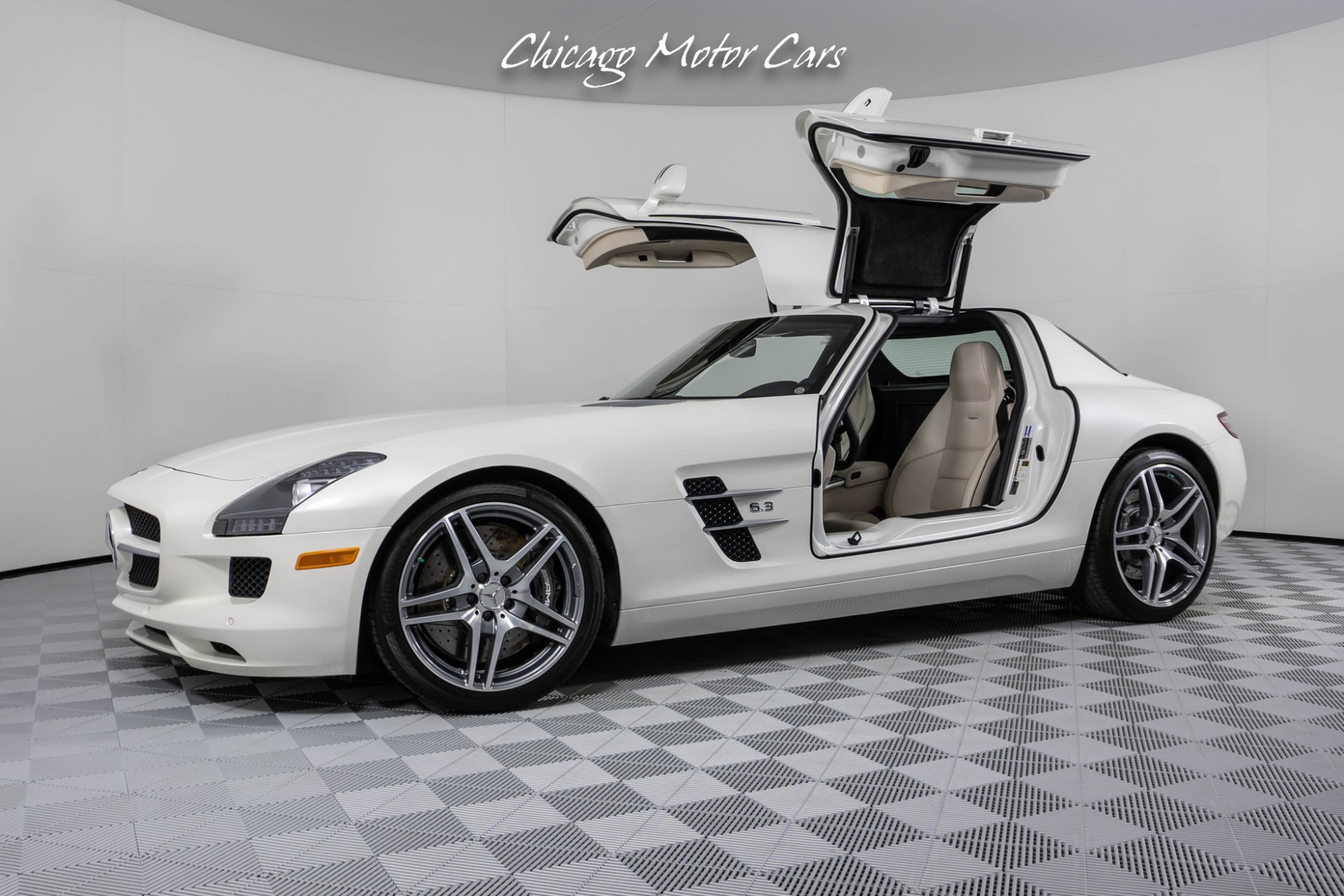 Used-2012-Mercedes-Benz-SLS-AMG-Designo-Mystic-White-Gullwing-Doors-Only-5k-Miles