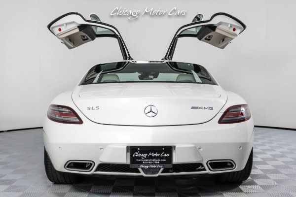 Used-2012-Mercedes-Benz-SLS-AMG-Designo-Mystic-White-Gullwing-Doors-Only-5k-Miles