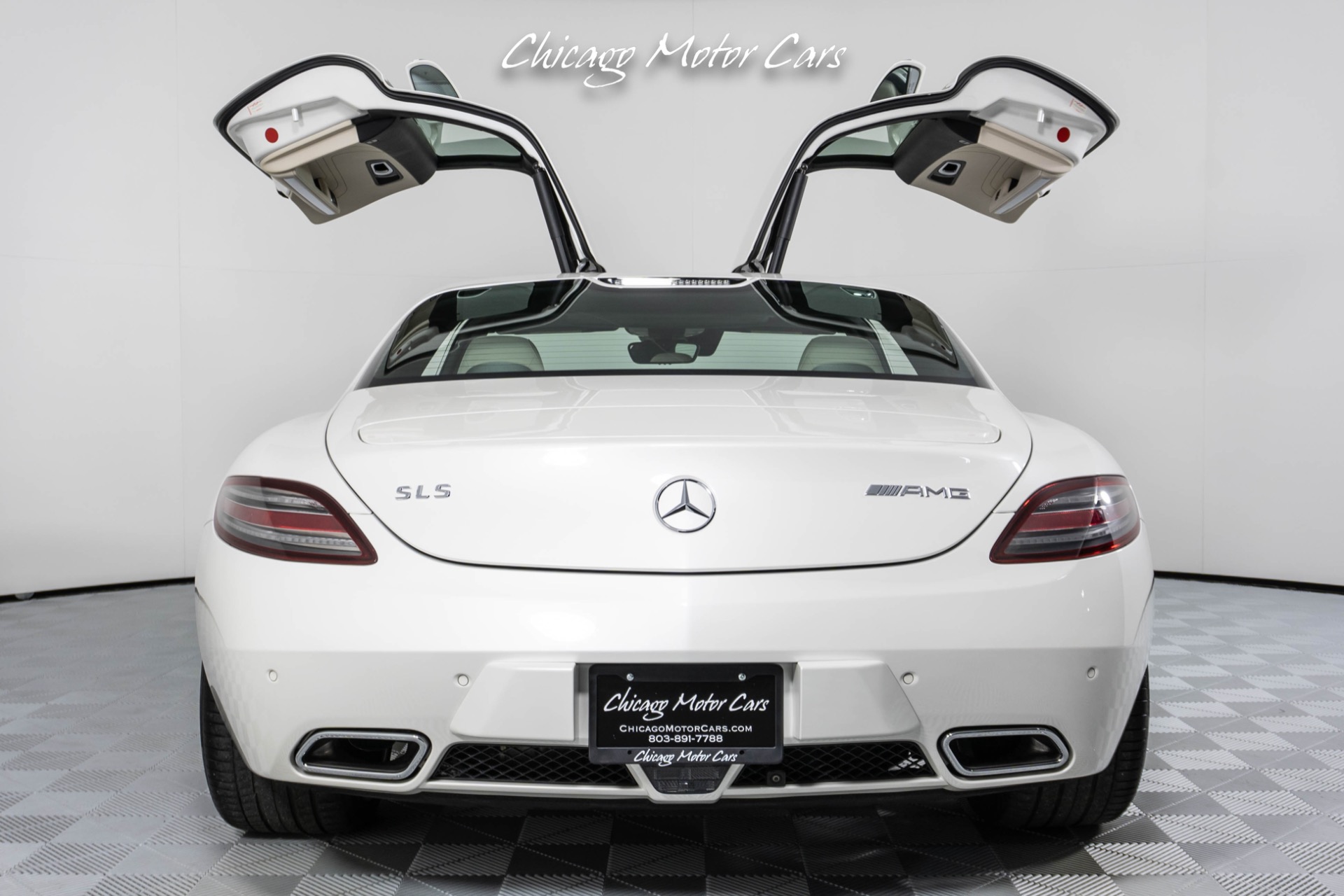 Used-2012-Mercedes-Benz-SLS-AMG-Designo-Mystic-White-Gullwing-Doors-Only-5k-Miles