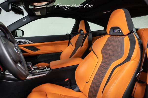 Used-2022-BMW-M4-Competition-Orange-Interior-M-Sport-Seats-Front-PPF-Low-Miles-Loaded