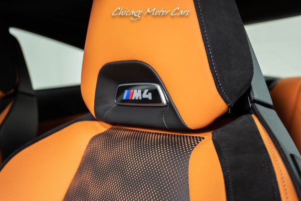 Used-2022-BMW-M4-Competition-Orange-Interior-M-Sport-Seats-Front-PPF-Low-Miles-Loaded