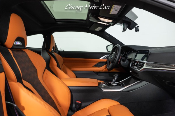 Used-2022-BMW-M4-Competition-Orange-Interior-M-Sport-Seats-Front-PPF-Low-Miles-Loaded