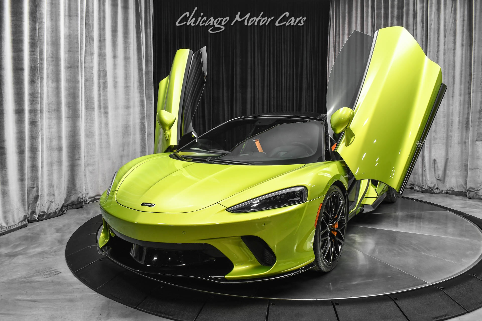 Used-2022-McLaren-GT-Luxe-Coupe-ONLY-2K-Miles-RARE-Flux-Green-Paint-FULL-Body-PPF