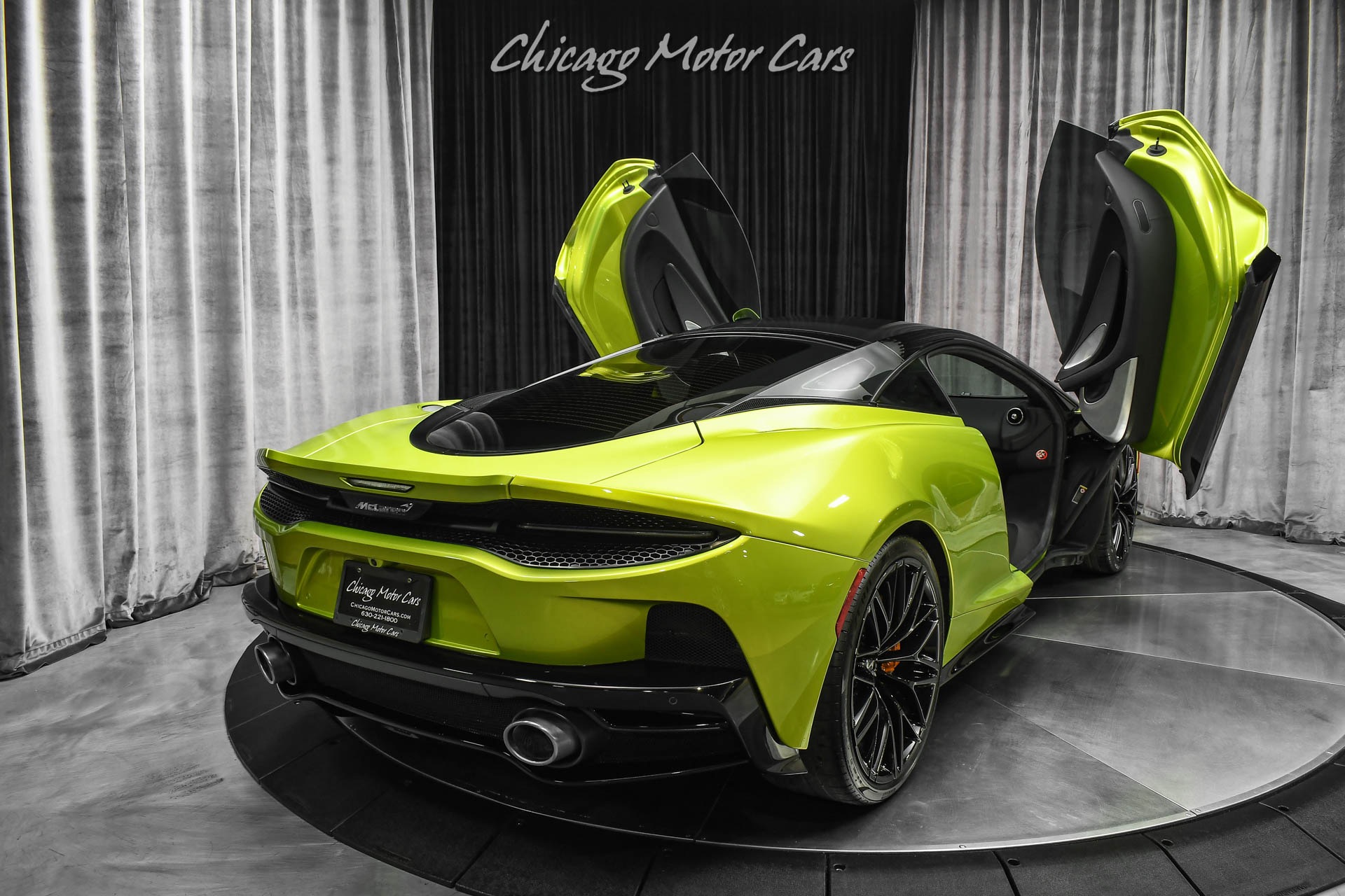 Used-2022-McLaren-GT-Luxe-Coupe-ONLY-2K-Miles-RARE-Flux-Green-Paint-FULL-Body-PPF