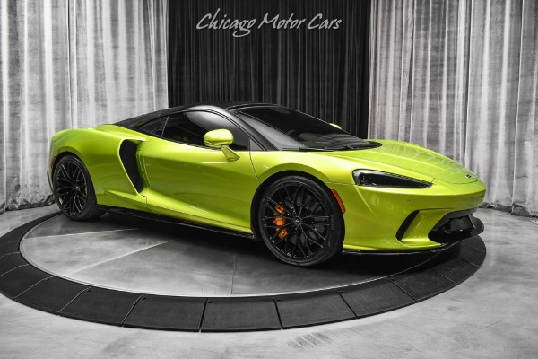 Used-2022-McLaren-GT-Luxe-Coupe-ONLY-2K-Miles-RARE-Flux-Green-Paint-FULL-Body-PPF