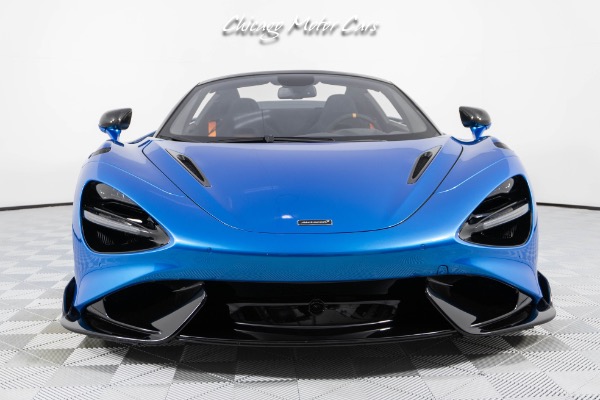 Used-2022-McLaren-765LT-Spider-Huge-MSRP-1-of-1-MSO-Celerium-Blue-Anrky-Wheels-Only-1600-Miles