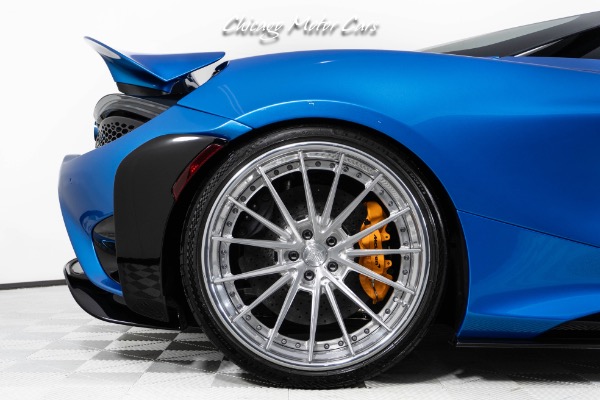 Used-2022-McLaren-765LT-Spider-Huge-MSRP-1-of-1-MSO-Celerium-Blue-Anrky-Wheels-Only-1600-Miles