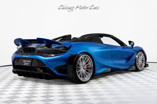 Used-2022-McLaren-765LT-Spider-Huge-MSRP-1-of-1-MSO-Celerium-Blue-Anrky-Wheels-Only-1600-Miles