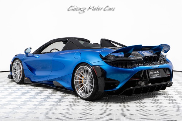 Used-2022-McLaren-765LT-Spider-Huge-MSRP-1-of-1-MSO-Celerium-Blue-Anrky-Wheels-Only-1600-Miles