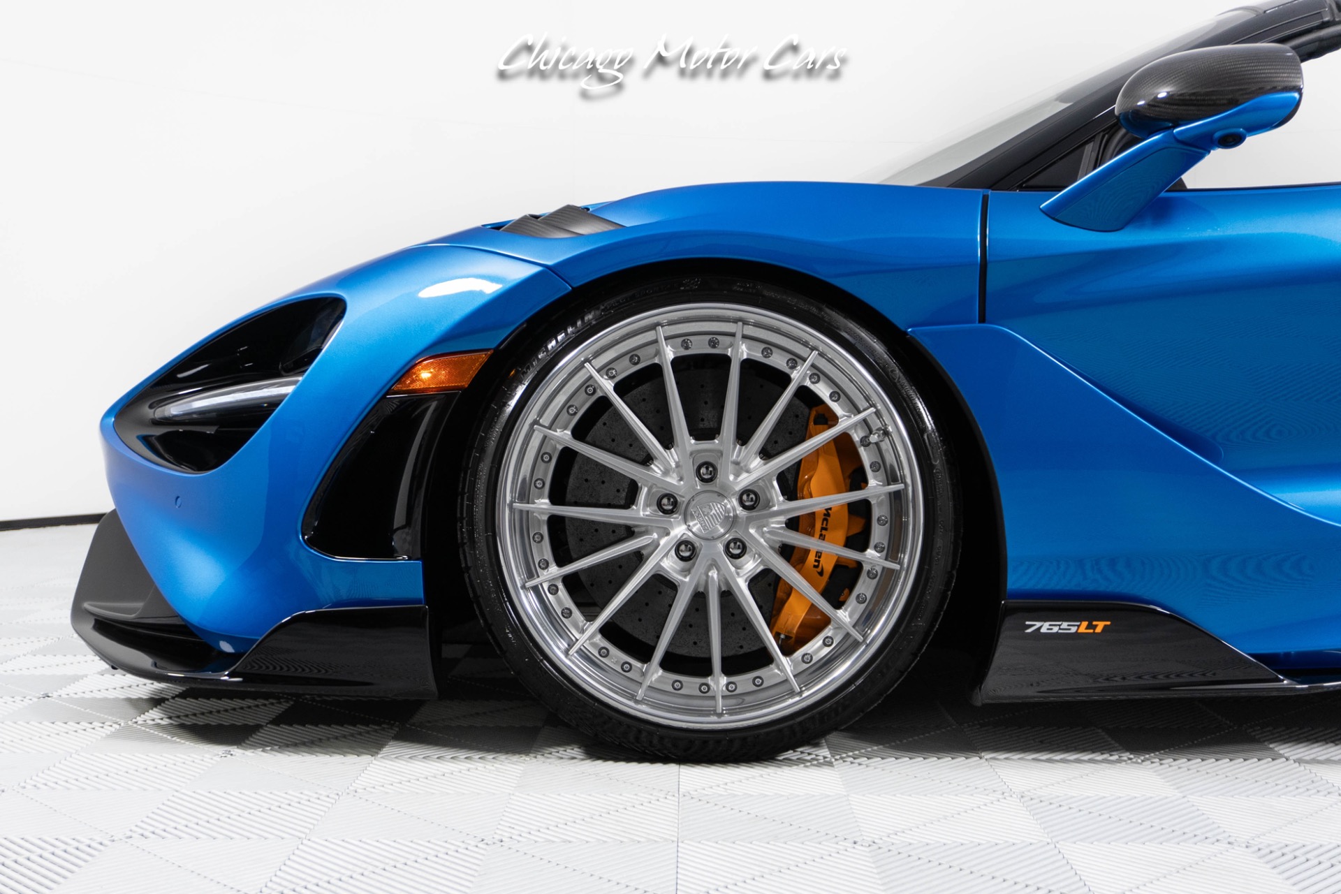 Used-2022-McLaren-765LT-Spider-Huge-MSRP-1-of-1-MSO-Celerium-Blue-Anrky-Wheels-Only-1600-Miles