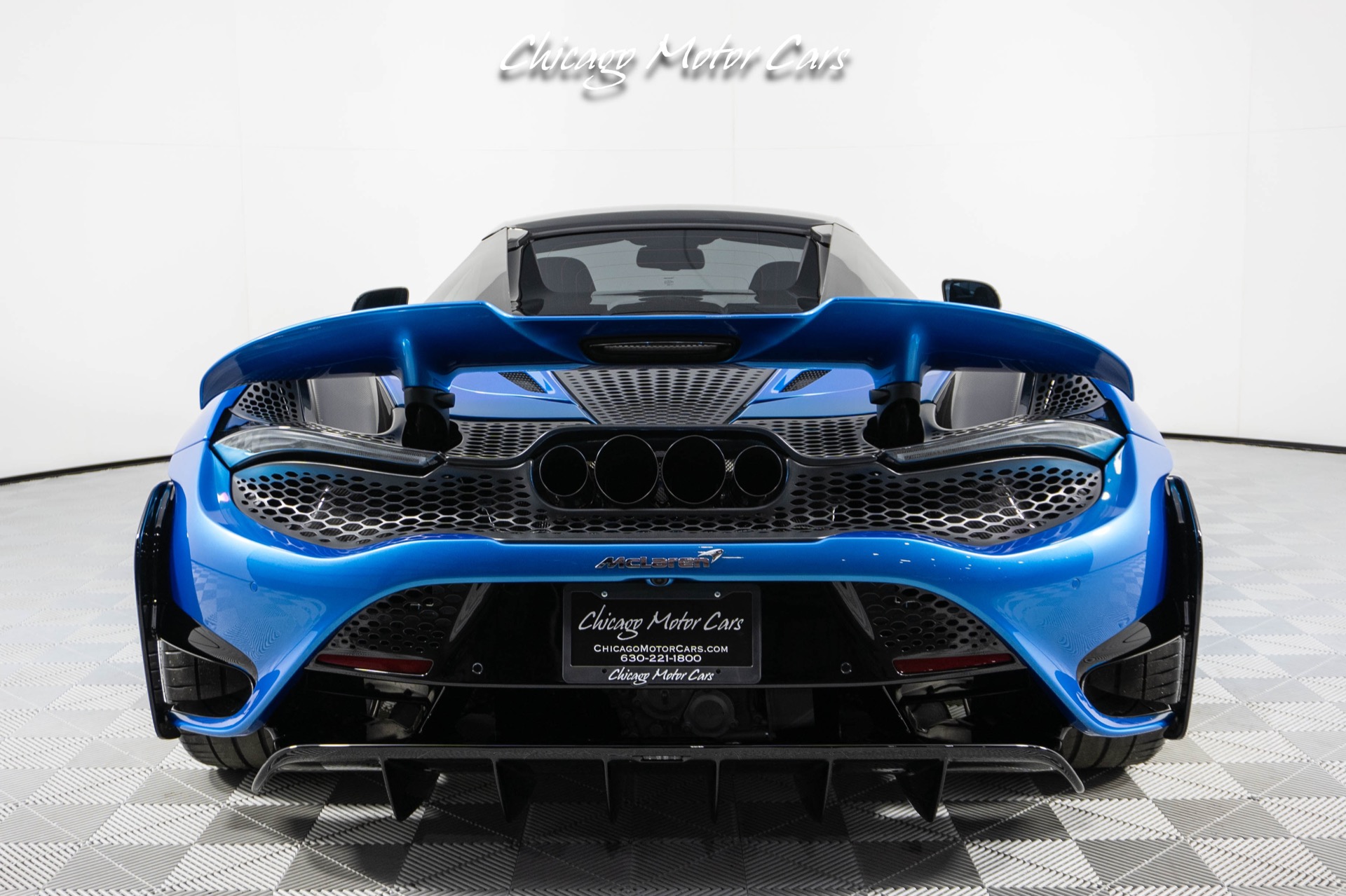 Used-2022-McLaren-765LT-Spider-Huge-MSRP-1-of-1-MSO-Celerium-Blue-Anrky-Wheels-Only-1600-Miles