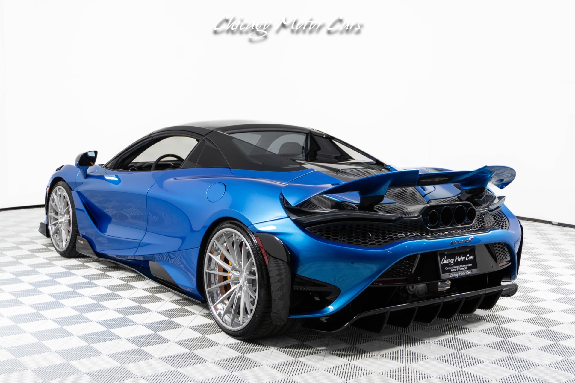 Used-2022-McLaren-765LT-Spider-Huge-MSRP-1-of-1-MSO-Celerium-Blue-Anrky-Wheels-Only-1600-Miles