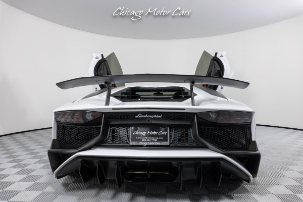 Used-2016-Lamborghini-Aventador-LP-750-4-SV-RACING-EXHAUST-CARBON-FIBER-REAR-SPOILER-DIANTHUS-WHEELS