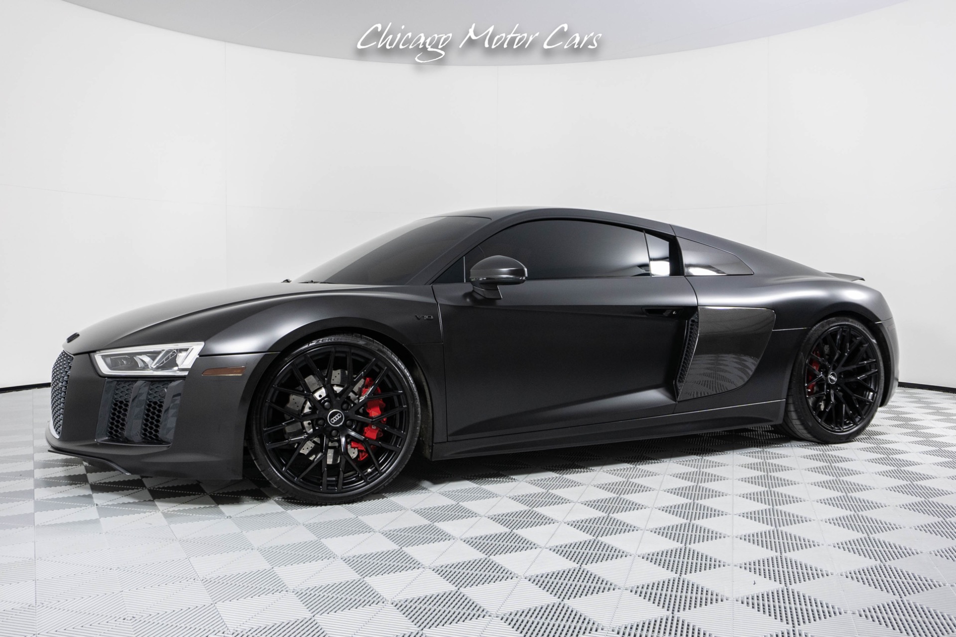 Used-2017-Audi-R8-52-quattro-V10-CUSTOM-EXHAUST-BANG---OLUSFEN-FULL-SATIN-BLACK-WRAP