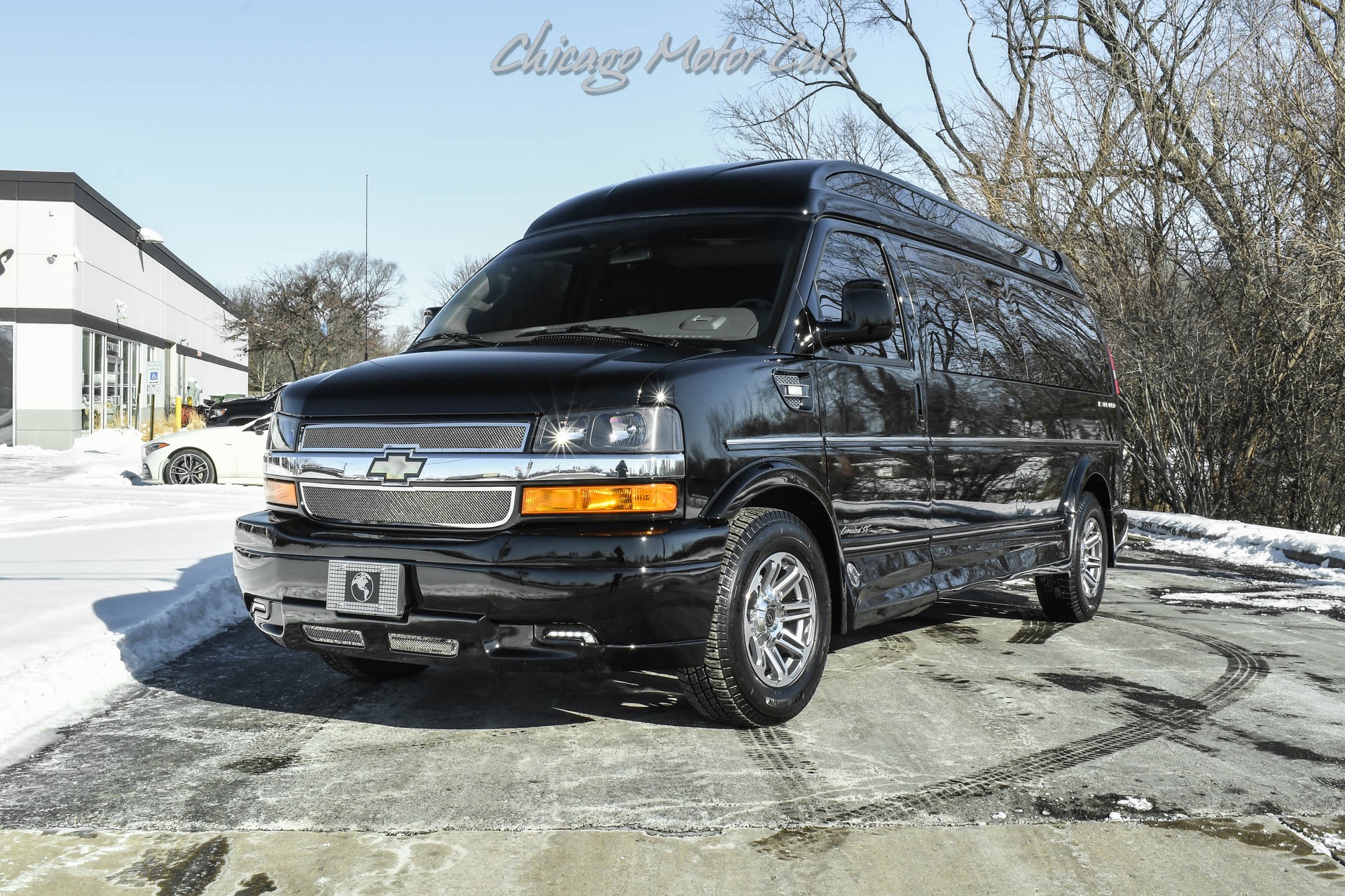 Lowered Chevy Express Van