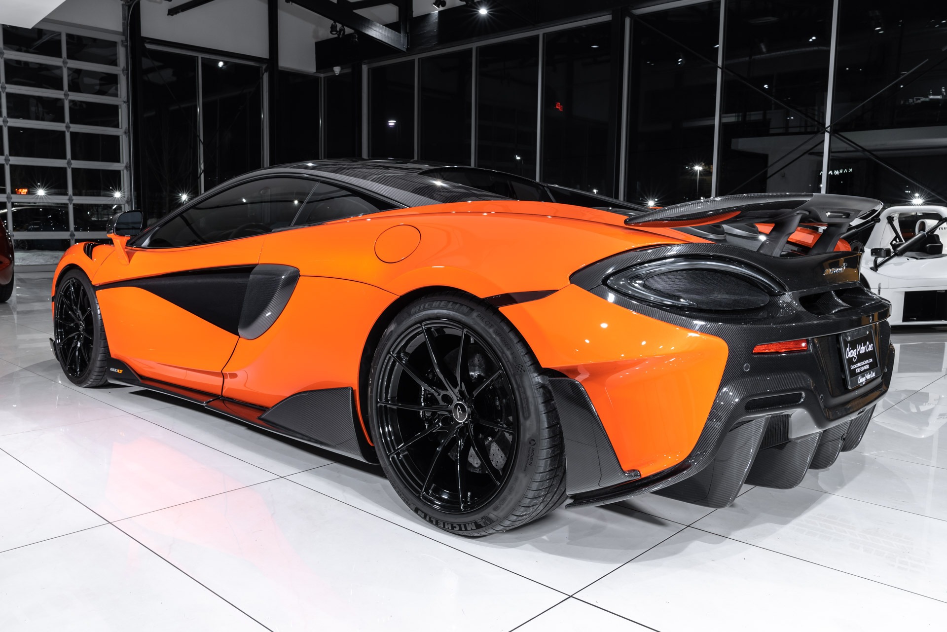 Orange McLaren 600LT Spider - High-Performance Sportscar 