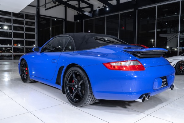 Used-2007-Porsche-911-Carrera-S-Convertible-997-PTS-Maritime-Blue-Sport-Exhaust-6-Speed-Manual