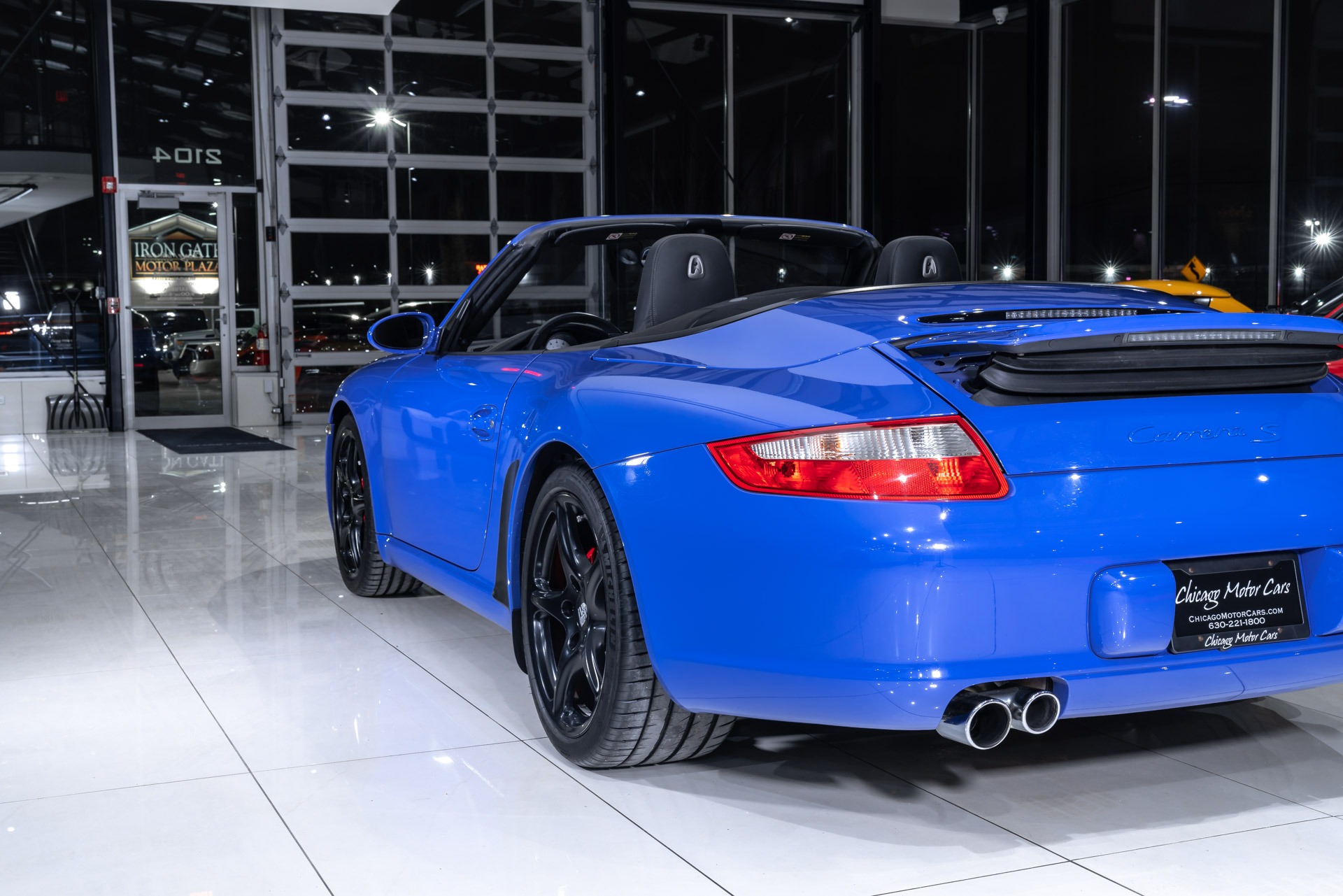 Used-2007-Porsche-911-Carrera-S-Convertible-997-PTS-Maritime-Blue-Sport-Exhaust-6-Speed-Manual