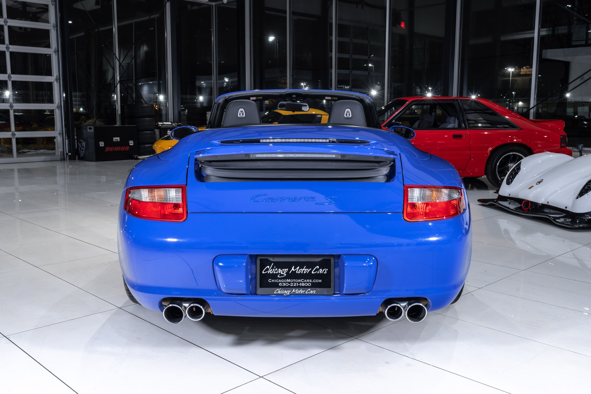 Used-2007-Porsche-911-Carrera-S-Convertible-997-PTS-Maritime-Blue-Sport-Exhaust-6-Speed-Manual