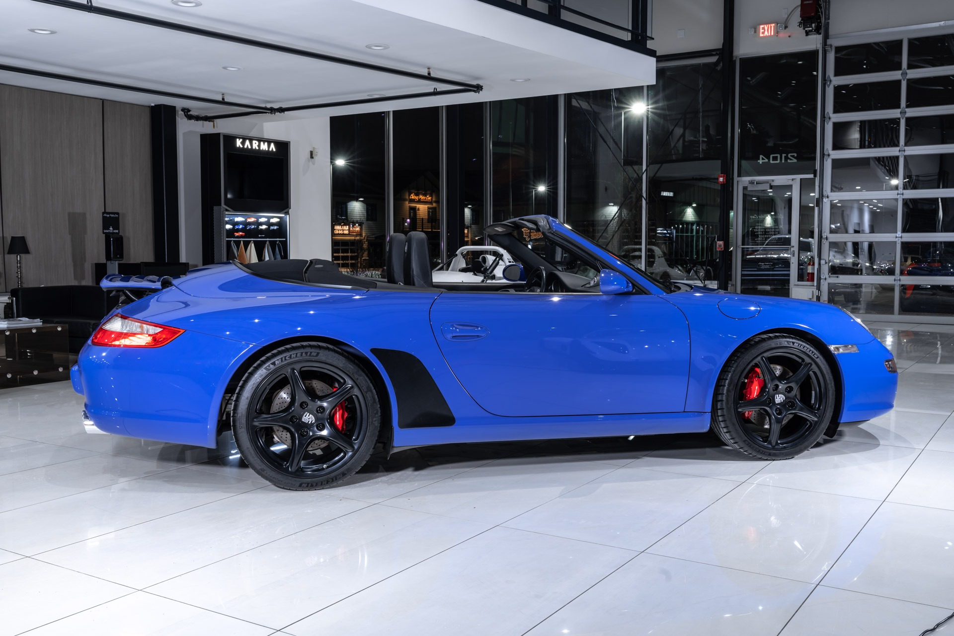 Used-2007-Porsche-911-Carrera-S-Convertible-997-PTS-Maritime-Blue-Sport-Exhaust-6-Speed-Manual