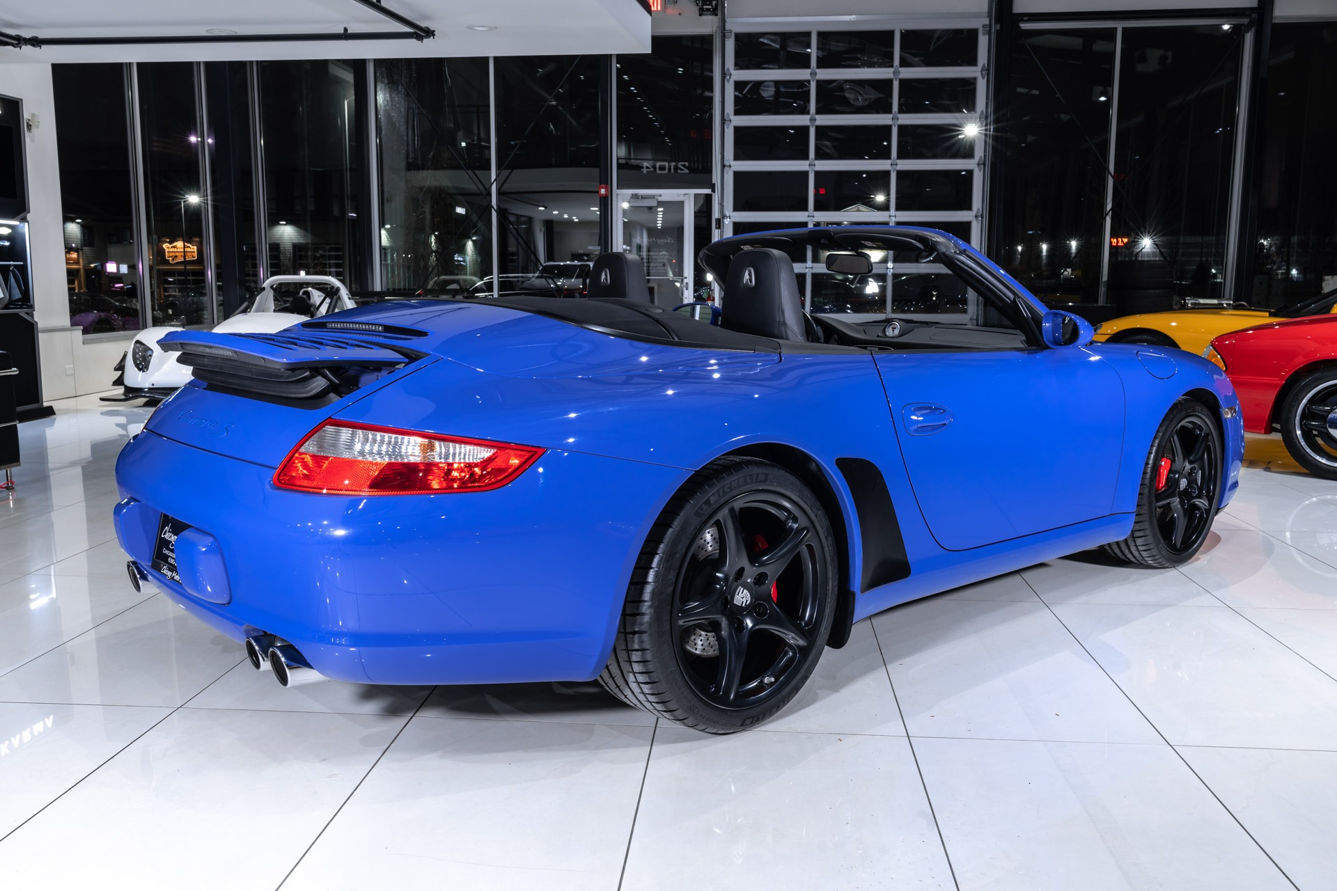 Used-2007-Porsche-911-Carrera-S-Convertible-997-PTS-Maritime-Blue-Sport-Exhaust-6-Speed-Manual