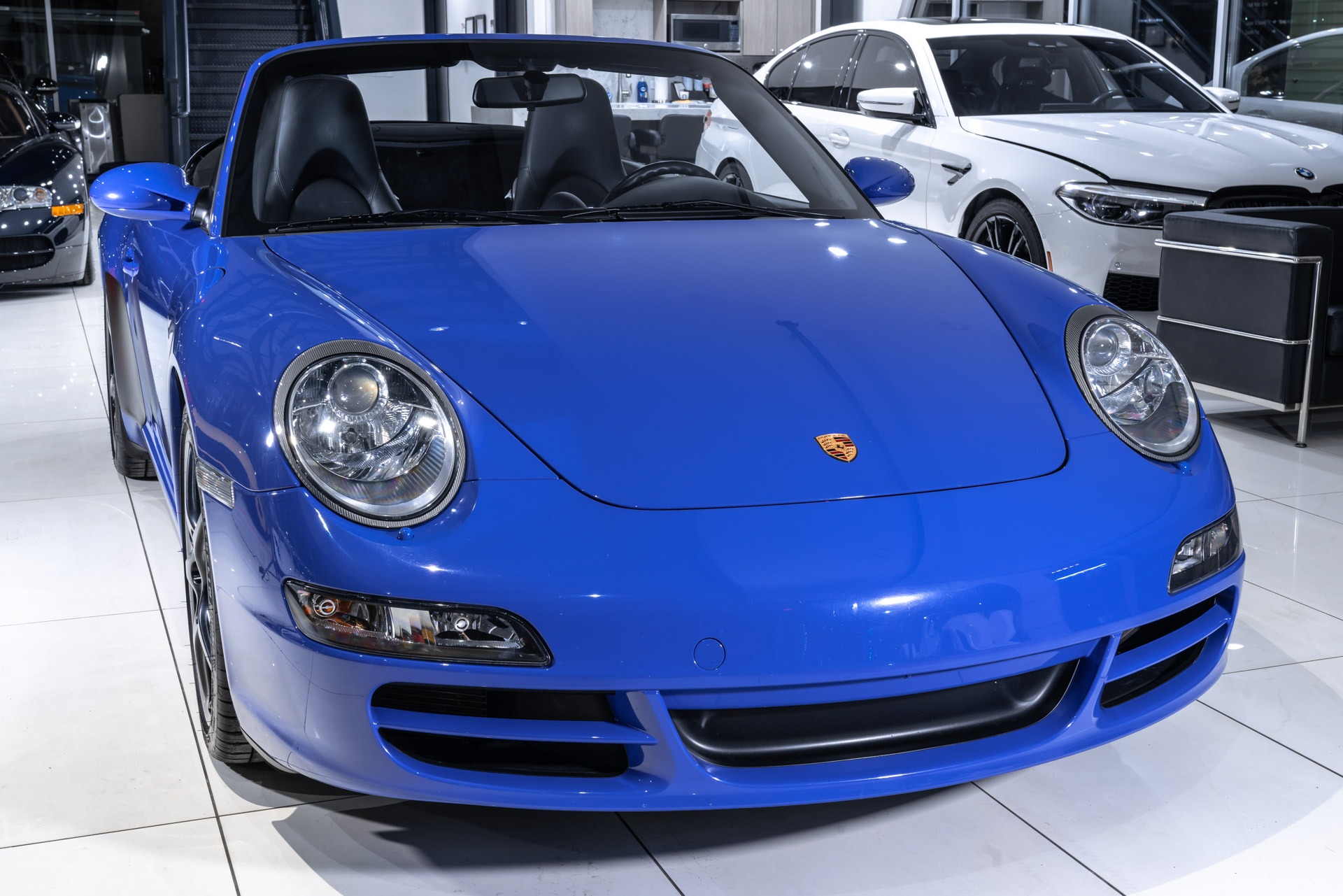 Used-2007-Porsche-911-Carrera-S-Convertible-997-PTS-Maritime-Blue-Sport-Exhaust-6-Speed-Manual