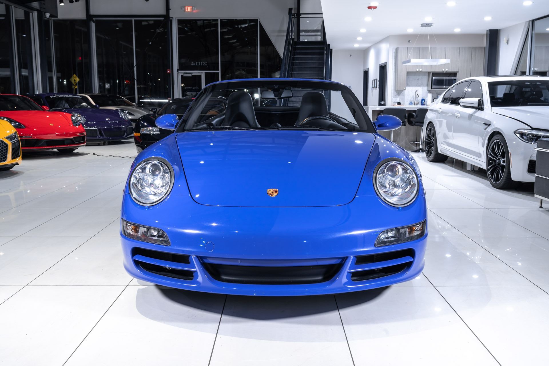 Used-2007-Porsche-911-Carrera-S-Convertible-997-PTS-Maritime-Blue-Sport-Exhaust-6-Speed-Manual