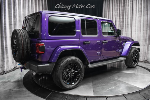 Used-2023-Jeep-Wrangler-Unlimited-Sahara-4xe-SUV-Limited-Edition-Purple-Reign-Color-Cold-Weather-Package