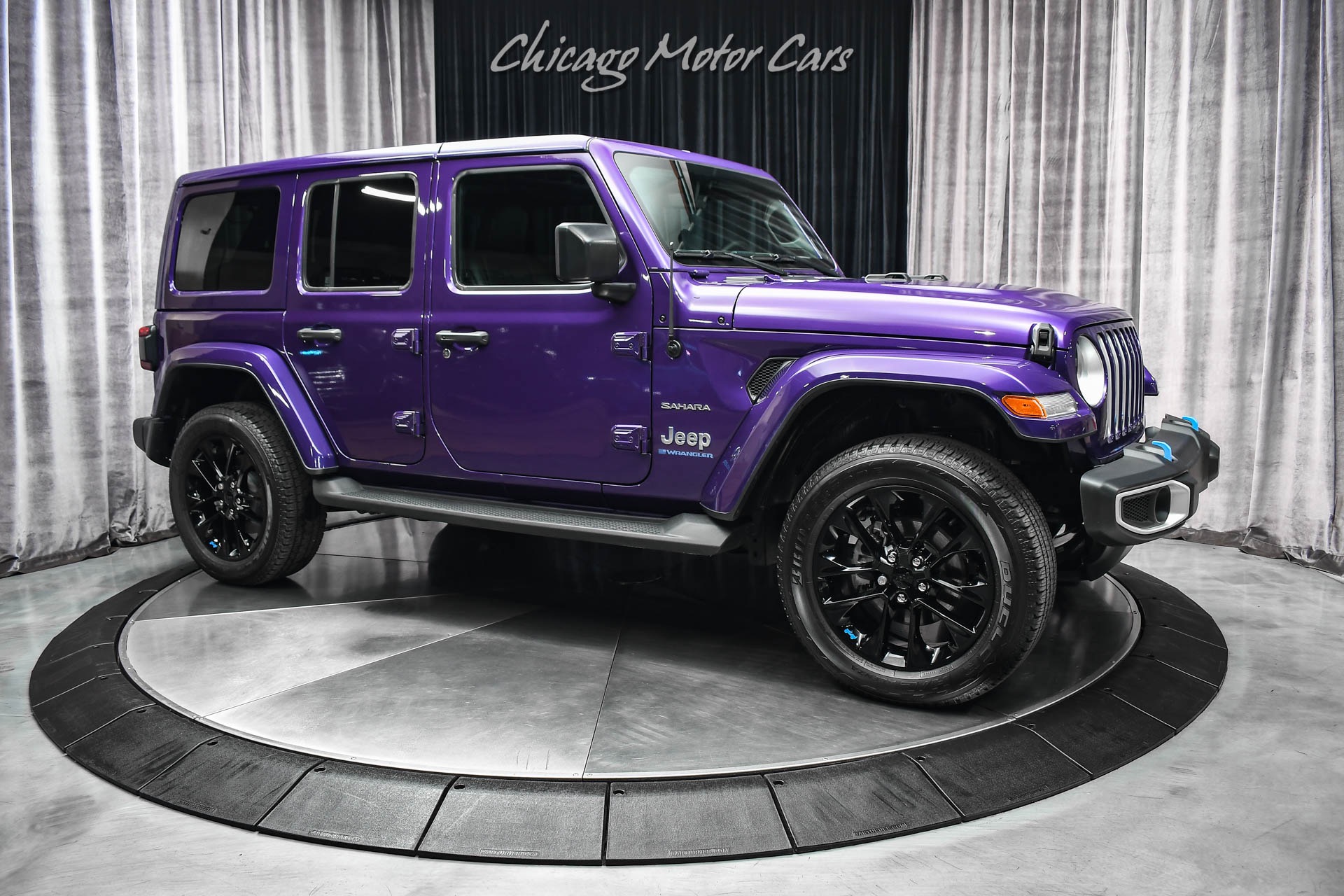 Used-2023-Jeep-Wrangler-Unlimited-Sahara-4xe-SUV-Limited-Edition-Purple-Reign-Color-Cold-Weather-Package