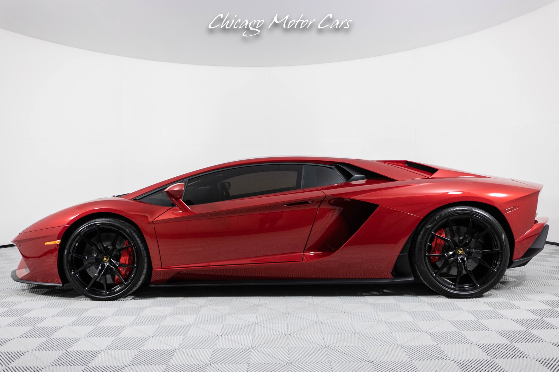 Used 2018 Lamborghini Aventador S FULL PPF ROSSO BIA FINISH SENSONUM SOUND  For Sale (Special Pricing) | Chicago Motor Cars Stock #JLA06568-SC