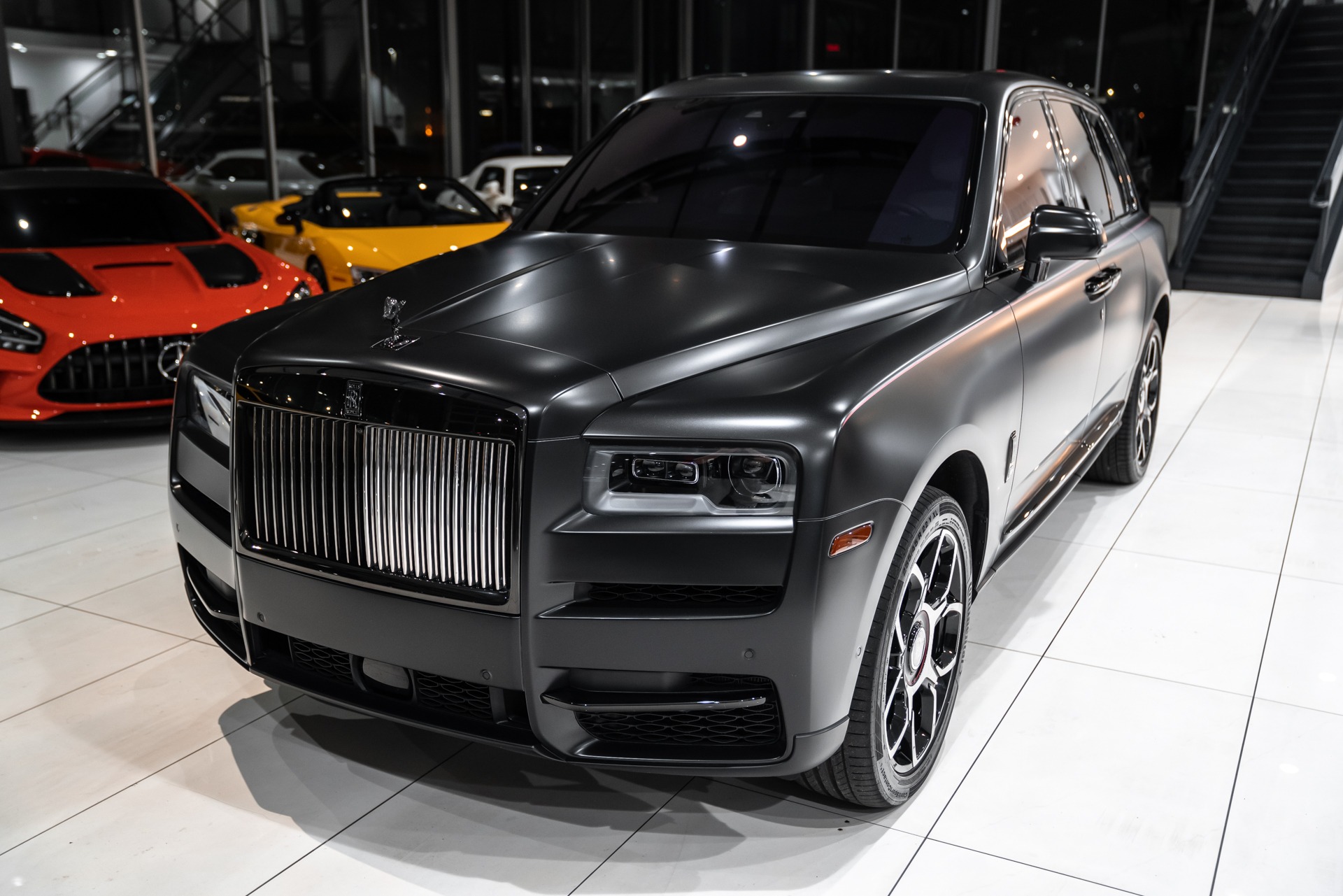 Full vehicle details of 2020 Rolls-Royce Cullinan Black Badge Cullinan  Black Black Black Badge Technical Fibre Veneer available for sale at Rolls- Royce Motor Cars Tokyo 4-1 Kioi-Cho,Chiyoda-Ku,Tokyo 102-0094 for €0